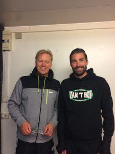 Robert van der Hart en Ton Dunk (Foto: Kenniscentrum Sport)