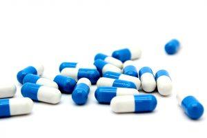 blauw witte medicijnen
