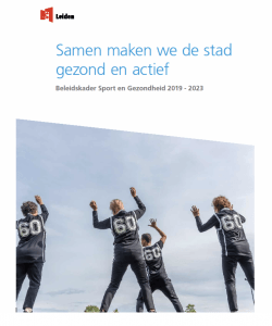 Beleidskader Sport en Gezondheid 2019-2023 Leiden