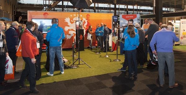 Stand KNVB tijdens een eerdere editie van de Nationale Sport Vakbeurs