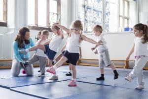 Dansende kinderen
